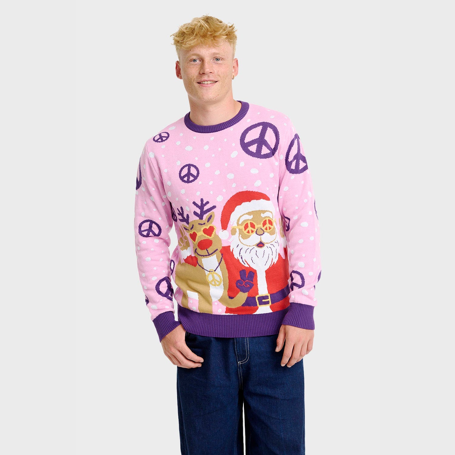 Hippie Christmas Sweater β Men